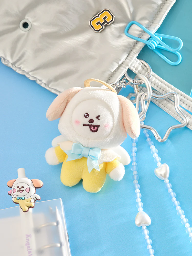 BT21 Angel & Villain Angel Plush Keyring - Image 21