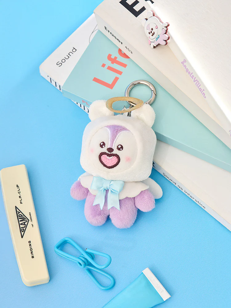 BT21 Angel & Villain Angel Plush Keyring - Image 5