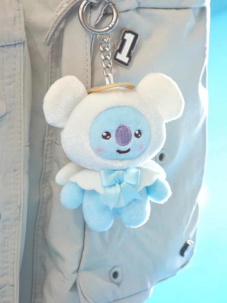 BT21 Angel & Villain Angel Plush Keyring - Image 9