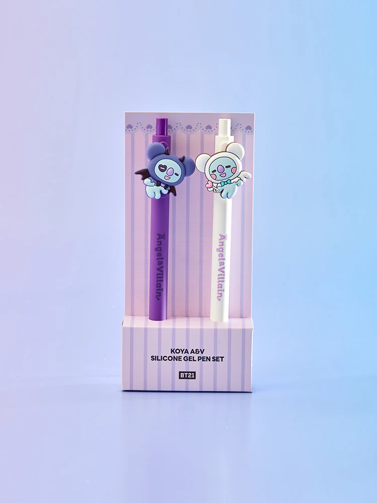 BT21 Angel & Villain Gel Pen Set (2pcs) - Image 21
