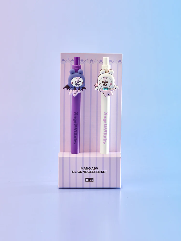 BT21 Angel & Villain Gel Pen Set (2pcs) - Image 3
