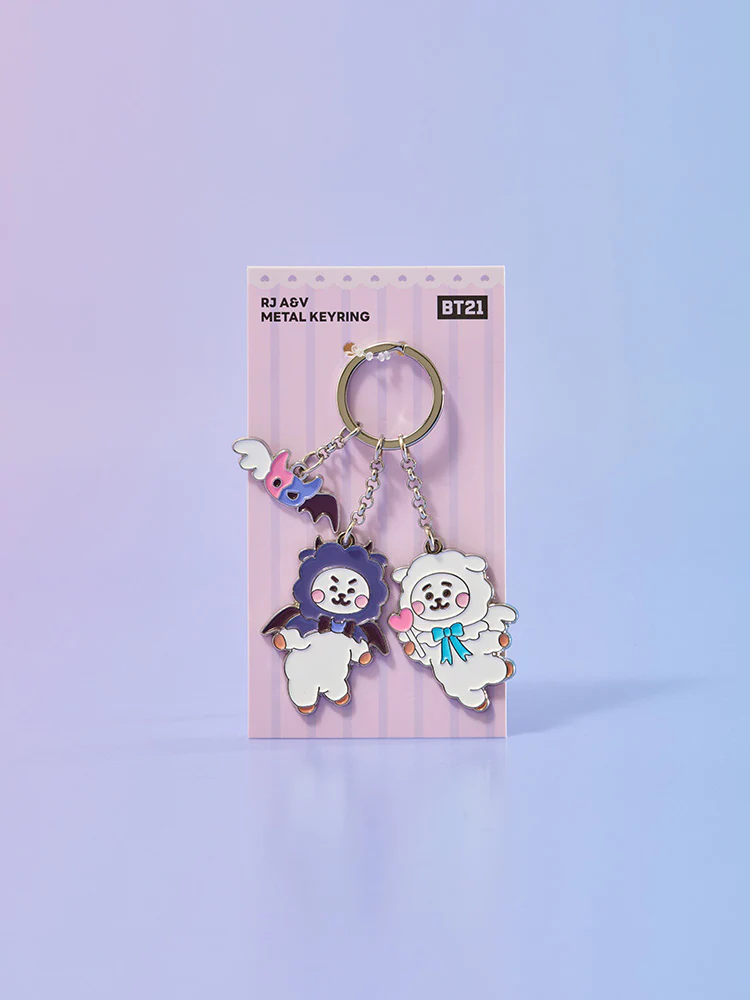 BT21 Angel & Villain Metal Keyring - Image 11