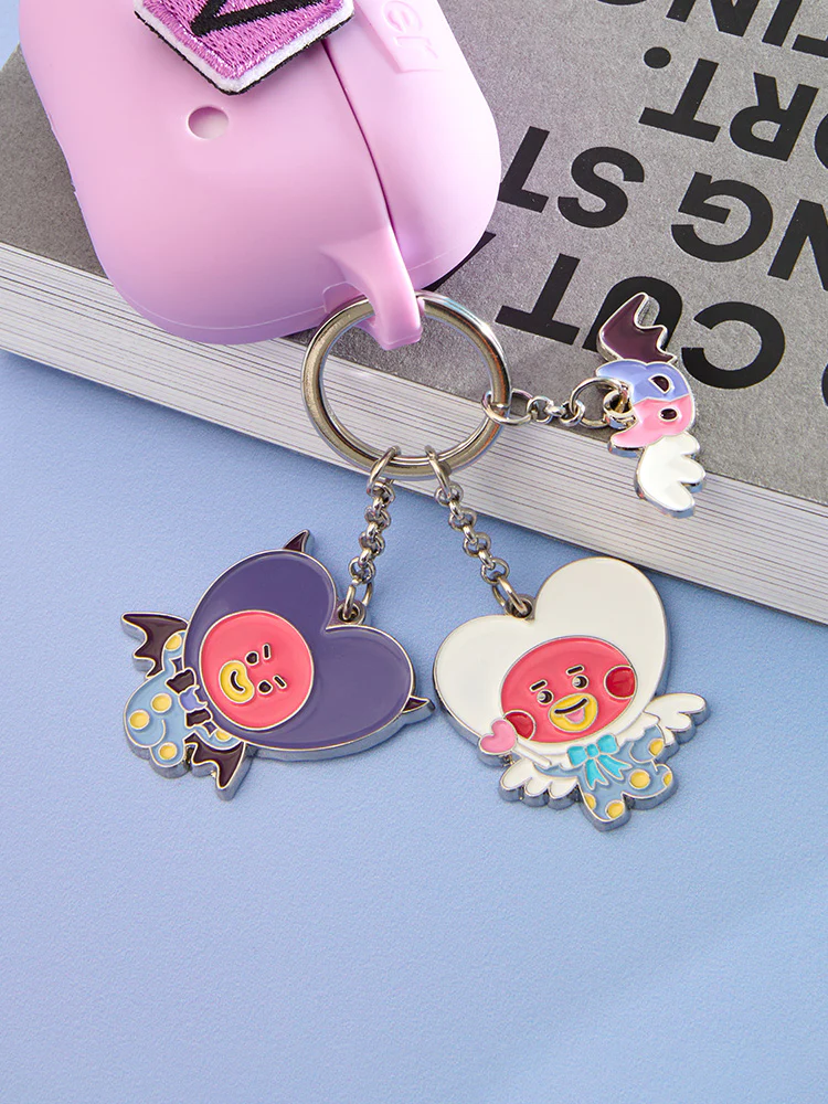 BT21 Angel & Villain Metal Keyring - Image 12