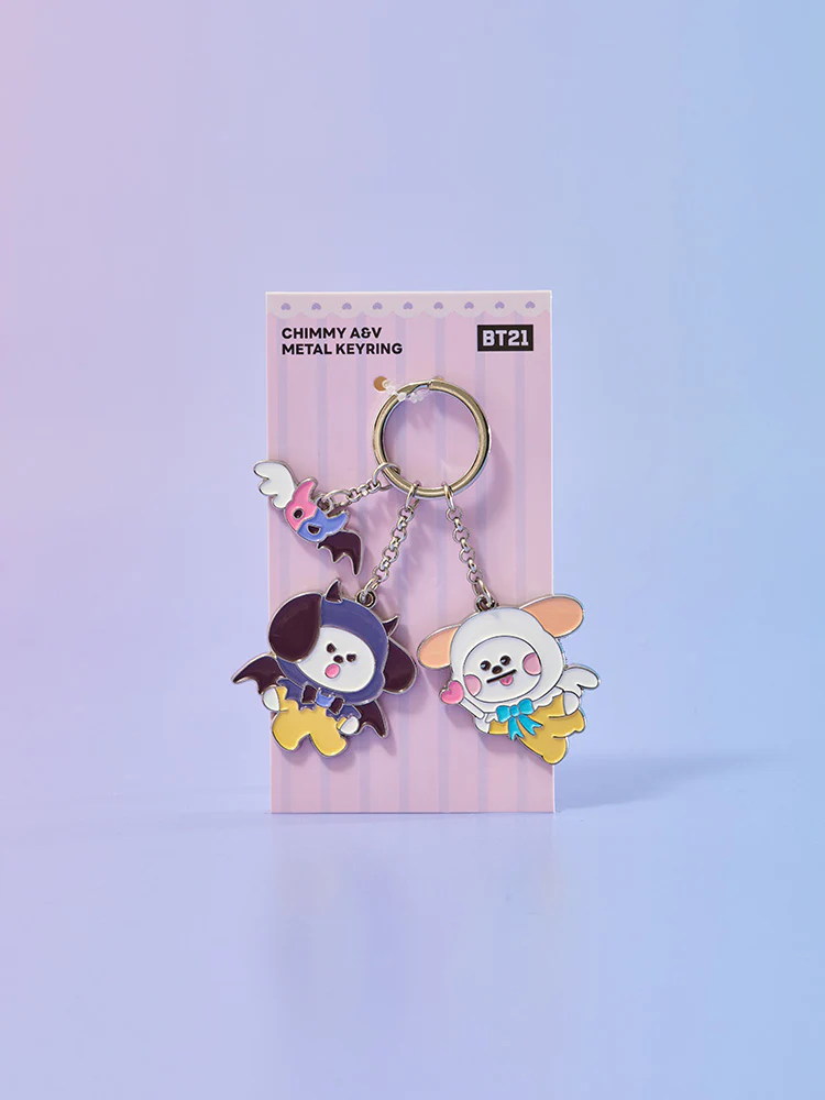 BT21 Angel & Villain Metal Keyring - Image 5