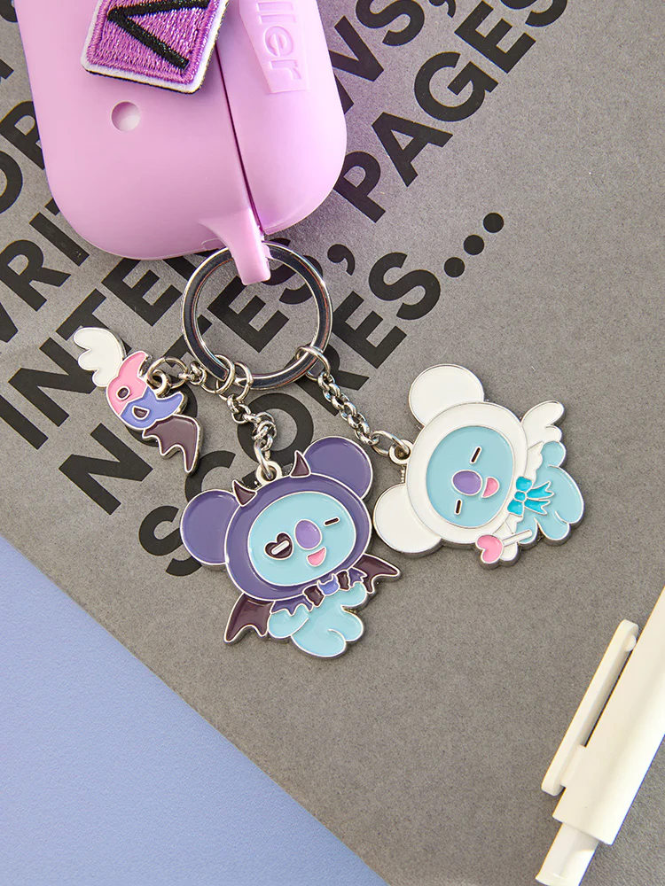 BT21 Angel & Villain Metal Keyring - Image 8