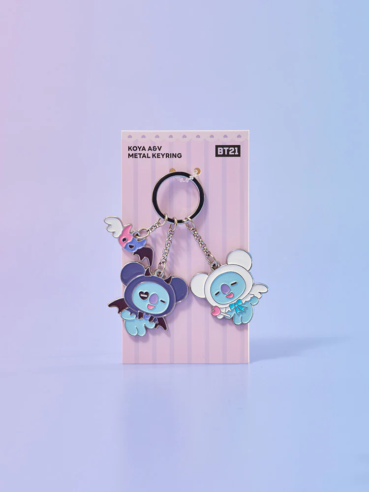 BT21 Angel & Villain Metal Keyring - Image 9