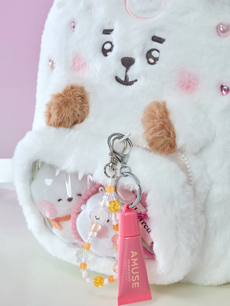 BT21 BABY Ribboned U Clear Pocket Plush Backpack - Image 11