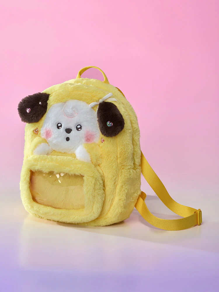 BT21 BABY Ribboned U Clear Pocket Plush Backpack - Image 12