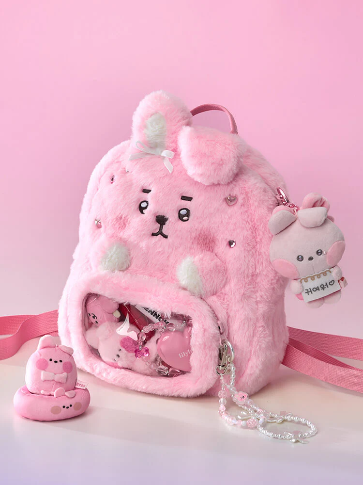 BT21 BABY Ribboned U Clear Pocket Plush Backpack - Image 20