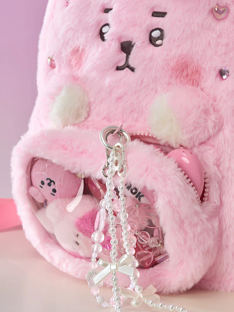 BT21 BABY Ribboned U Clear Pocket Plush Backpack - Image 21