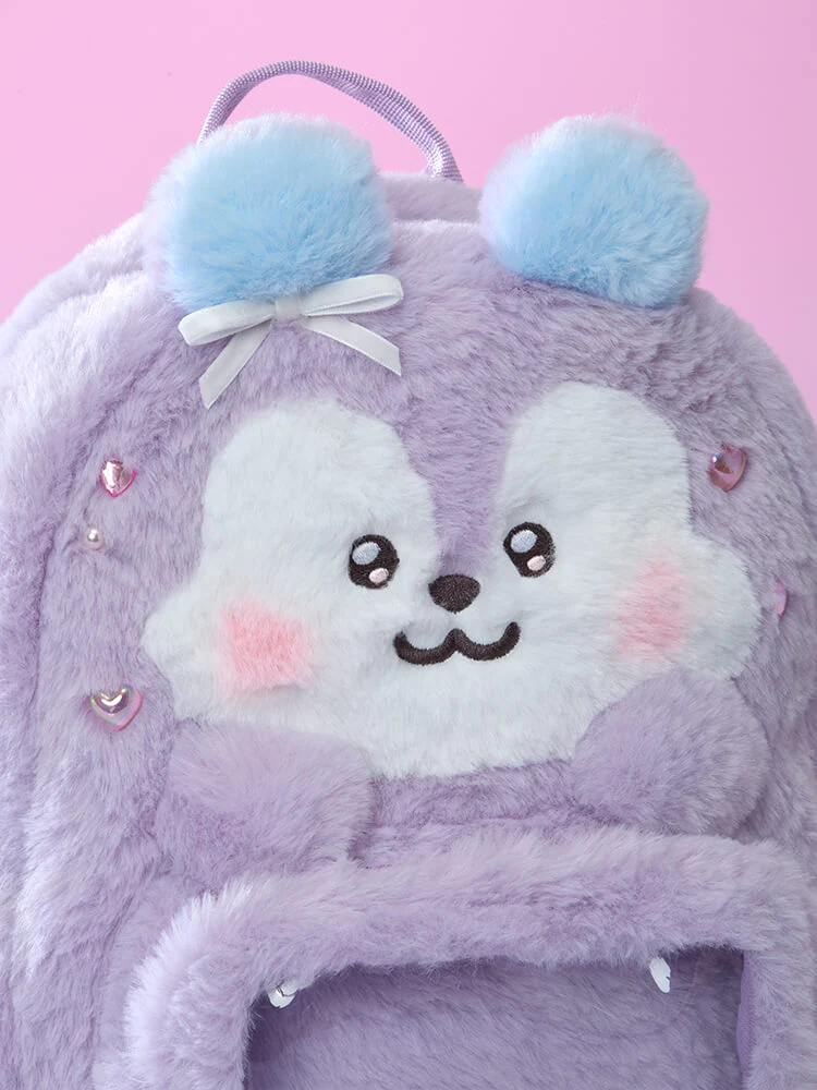 BT21 BABY Ribboned U Clear Pocket Plush Backpack - Image 24