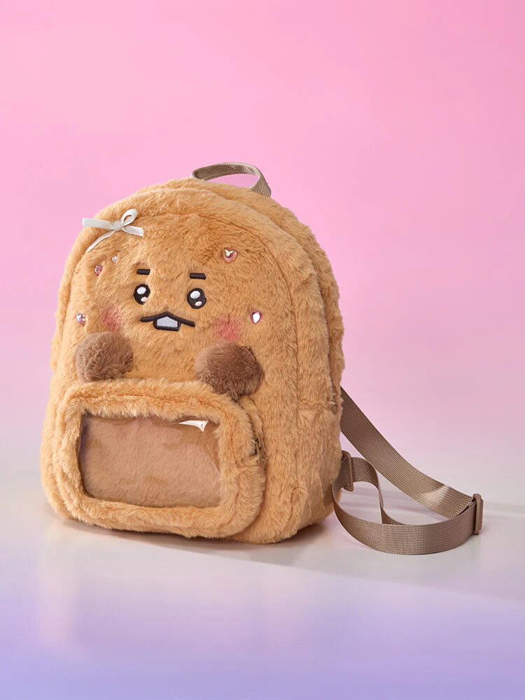 BT21 BABY Ribboned U Clear Pocket Plush Backpack - Image 27