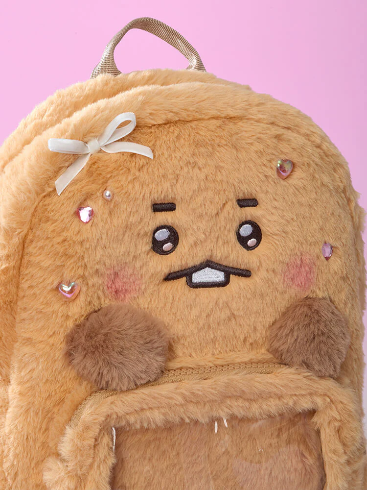 BT21 BABY Ribboned U Clear Pocket Plush Backpack - Image 29