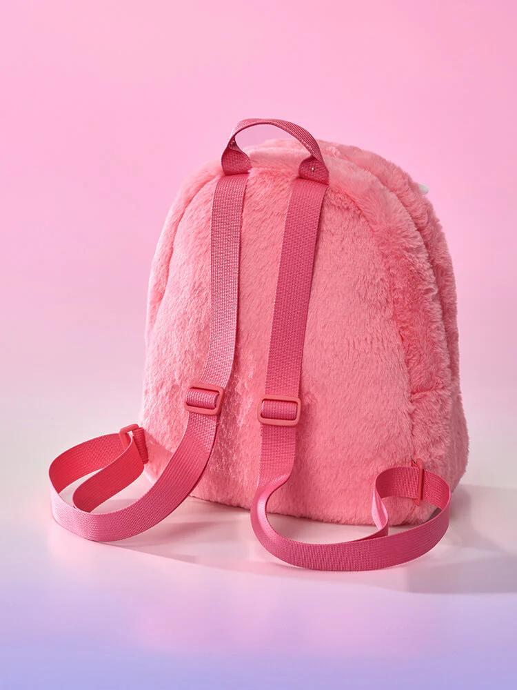 BT21 BABY Ribboned U Clear Pocket Plush Backpack - Image 3