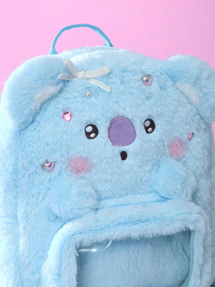 BT21 BABY Ribboned U Clear Pocket Plush Backpack - Image 34