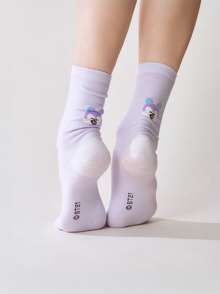 BT21 Basic Color Face Socks - Image 11