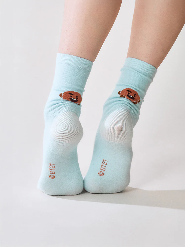 BT21 Basic Color Face Socks - Image 17