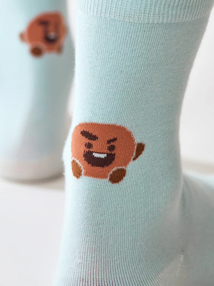 BT21 Basic Color Face Socks - Image 19