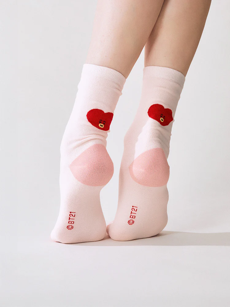 BT21 Basic Color Face Socks - Image 2