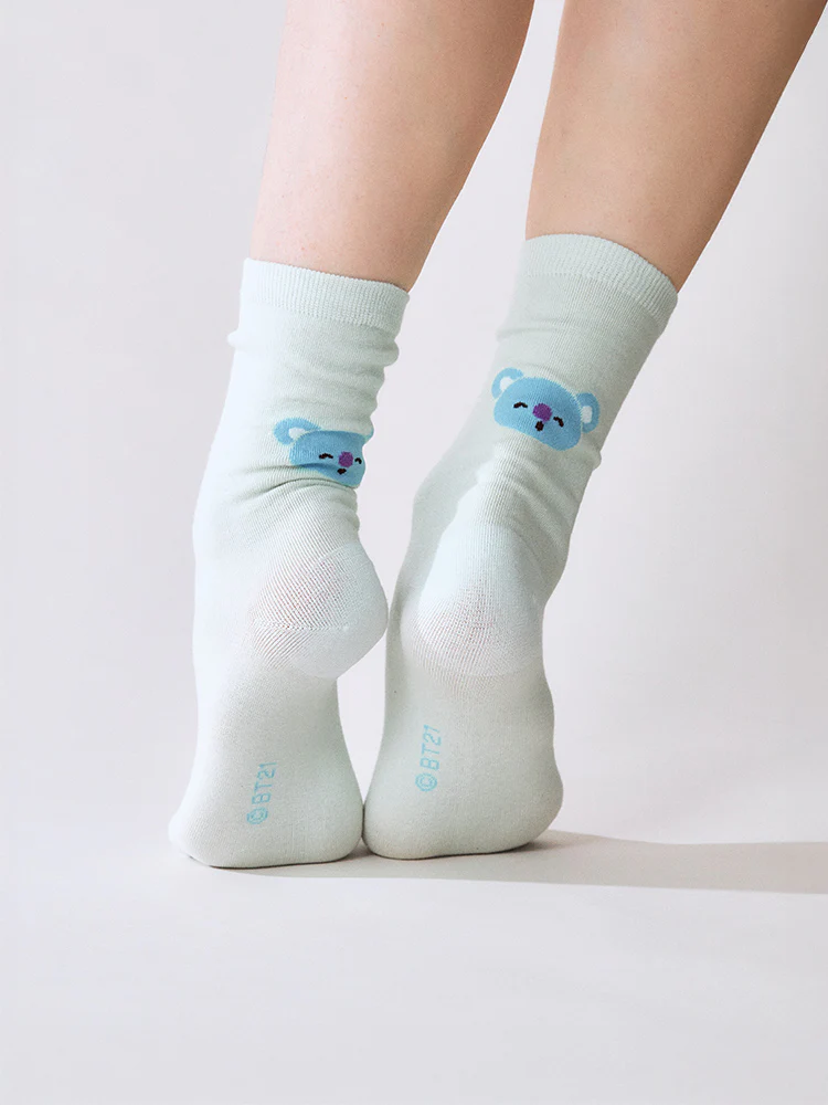 BT21 Basic Color Face Socks - Image 20