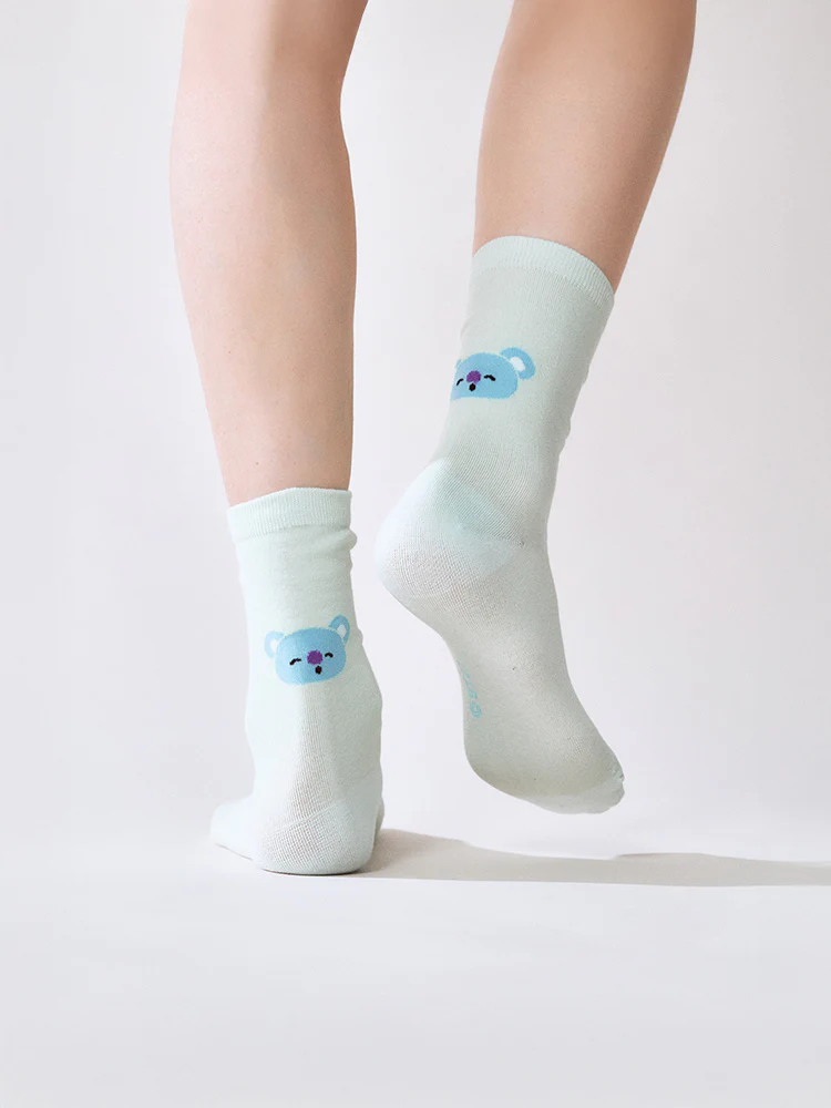 BT21 Basic Color Face Socks - Image 21