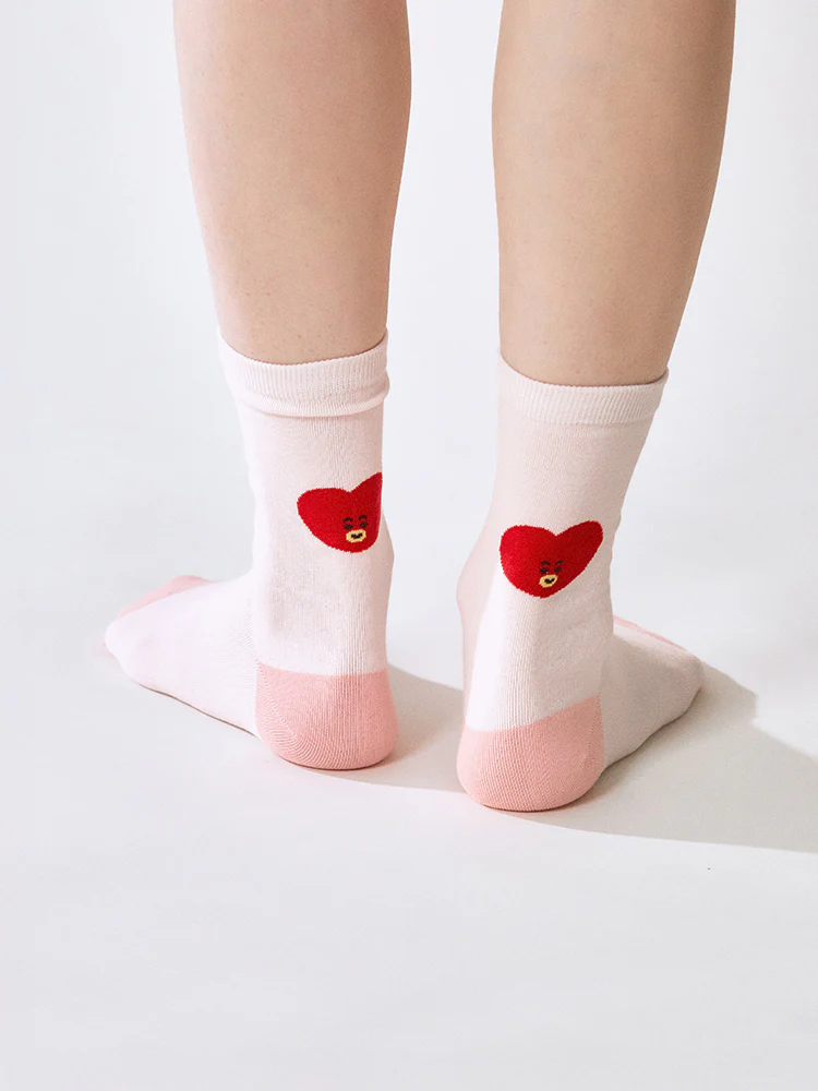 BT21 Basic Color Face Socks - Image 3