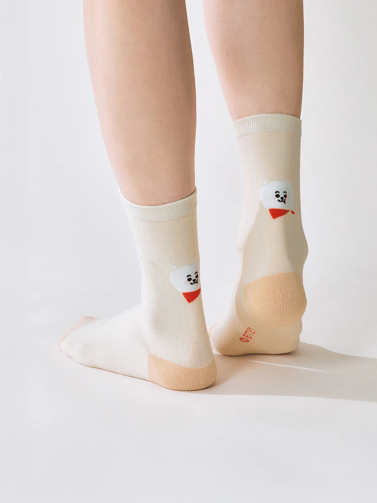 BT21 Basic Color Face Socks - Image 6