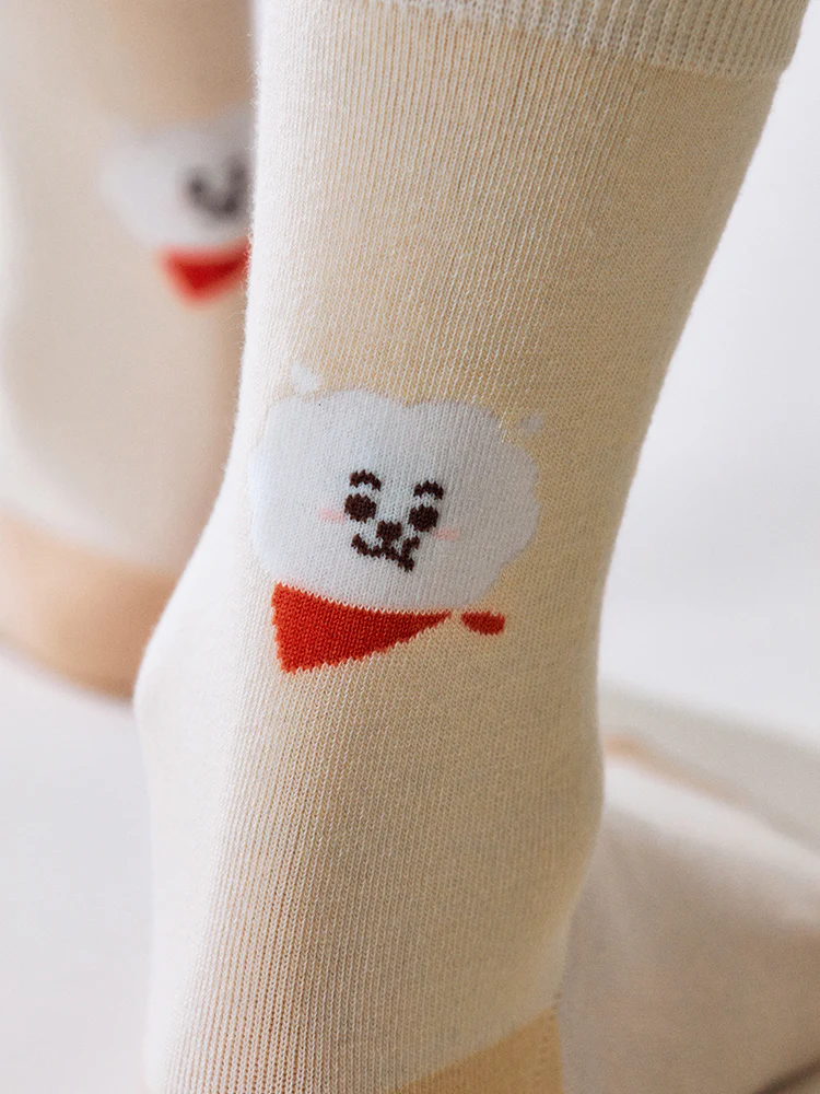 BT21 Basic Color Face Socks - Image 7