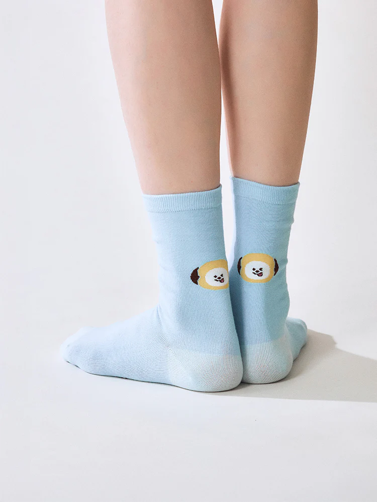 BT21 Basic Color Face Socks - Image 8