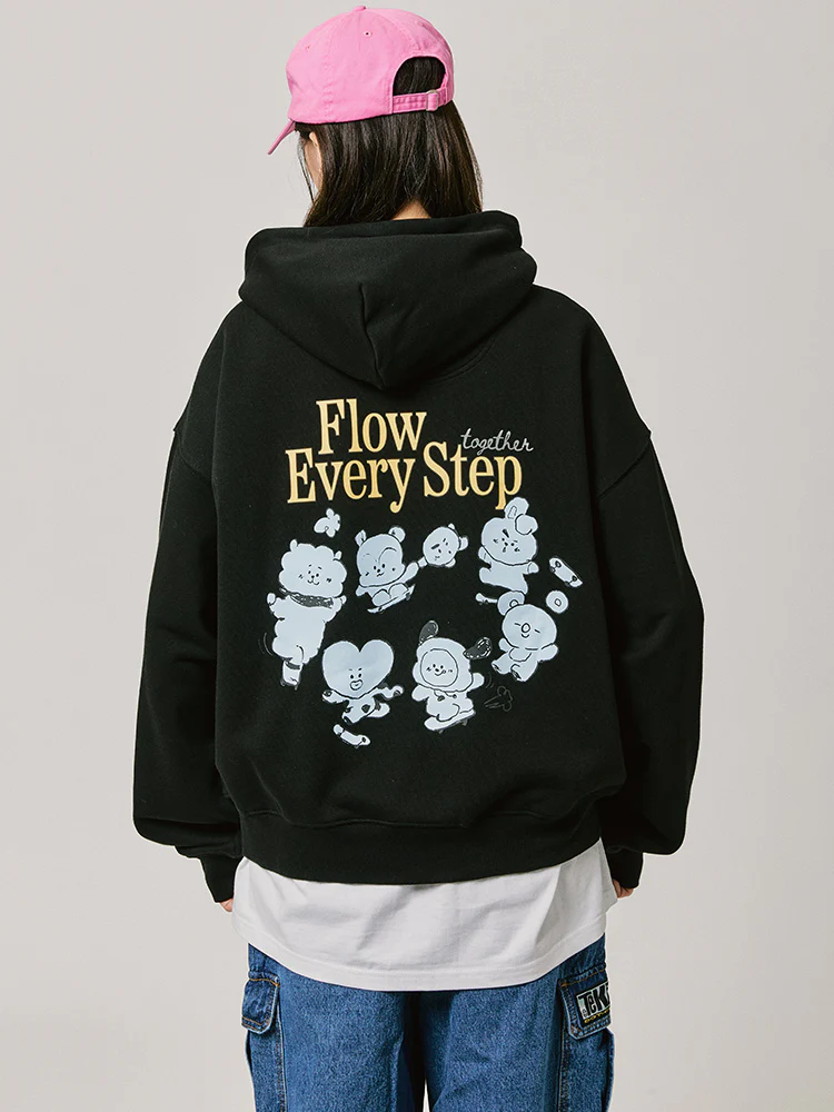BT21 Basic Group Hoodie - Image 3