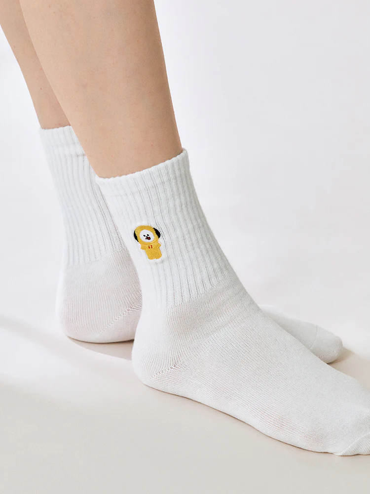 BT21 Basic Lip Embroidery Socks - Image 10