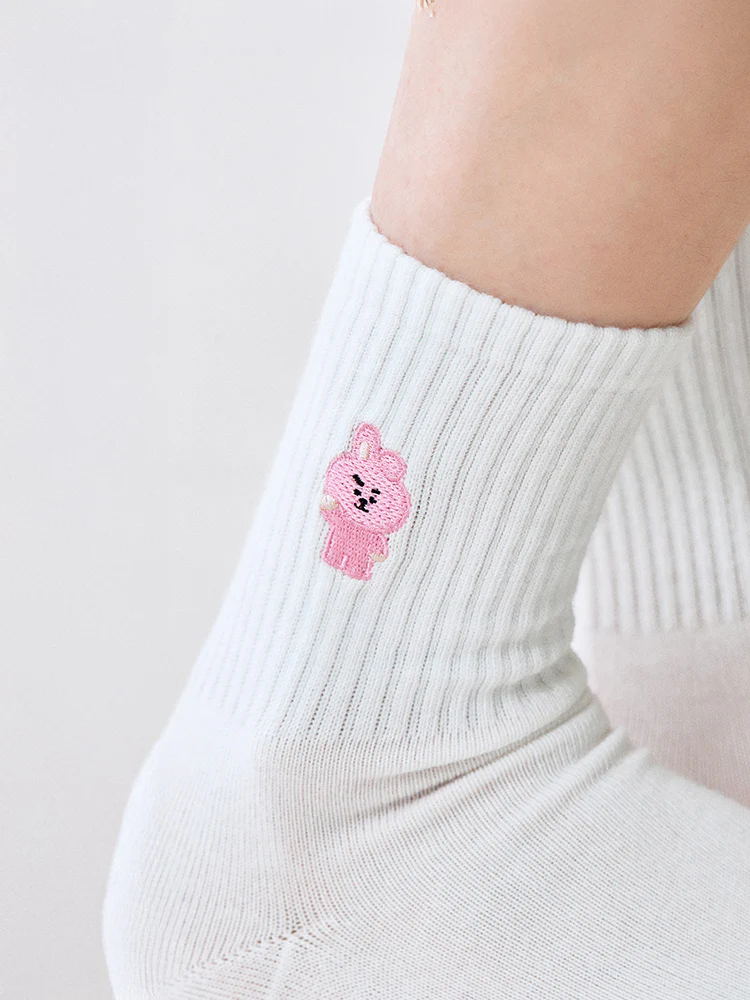BT21 Basic Lip Embroidery Socks - Image 18