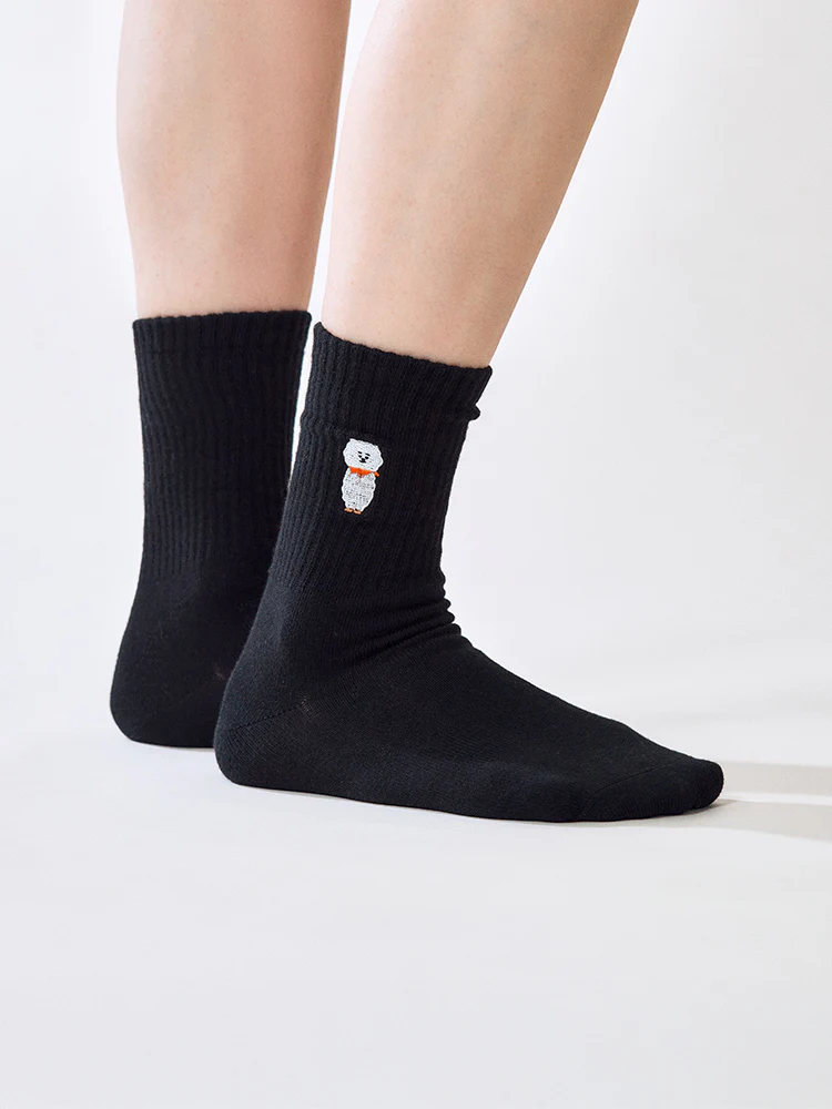 BT21 Basic Lip Embroidery Socks - Image 5