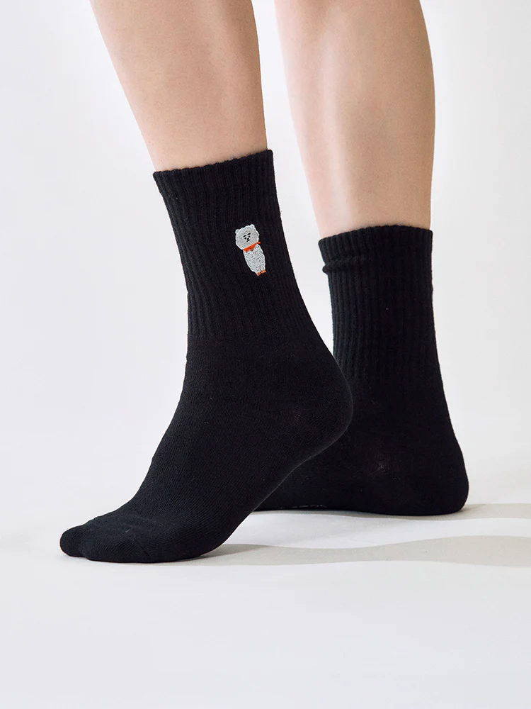 BT21 Basic Lip Embroidery Socks - Image 6