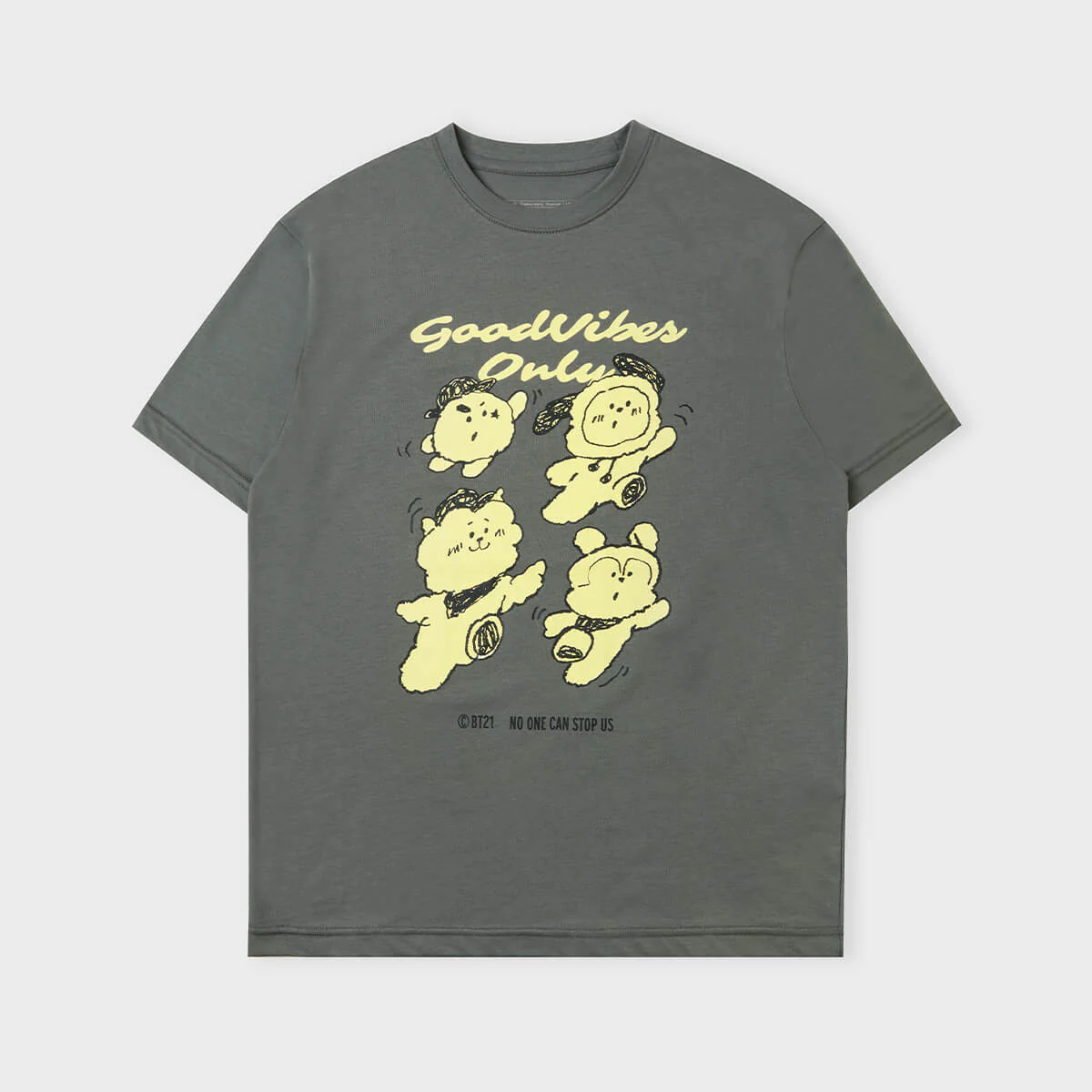 BT21 Basic T-Shirt Unit Gray Ver.1