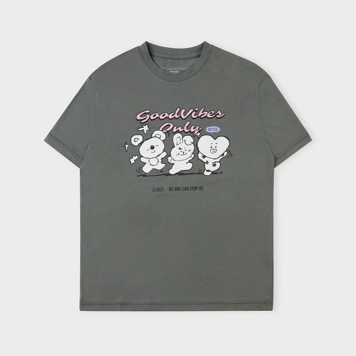 BT21 Basic T-Shirt Unit Gray Ver.2