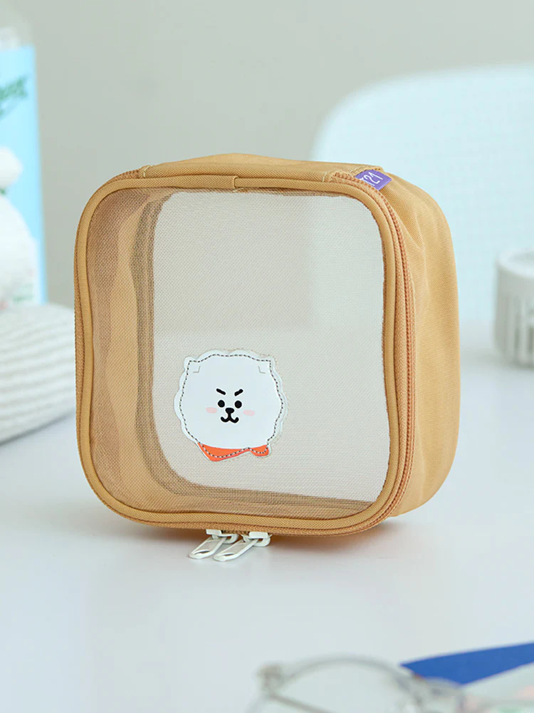 BT21 Basic Travel Mesh Pouch