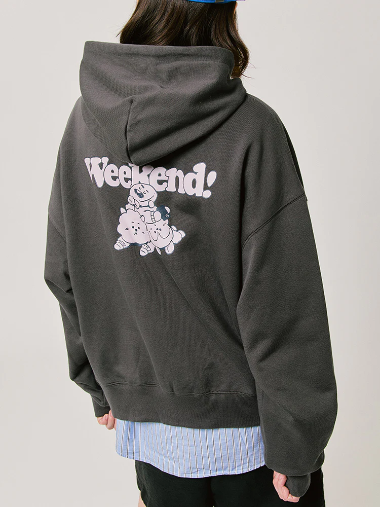 BT21 Basic Unit Zip Up Hoodie - Image 13