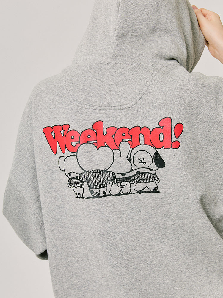 BT21 Basic Unit Zip Up Hoodie - Image 5