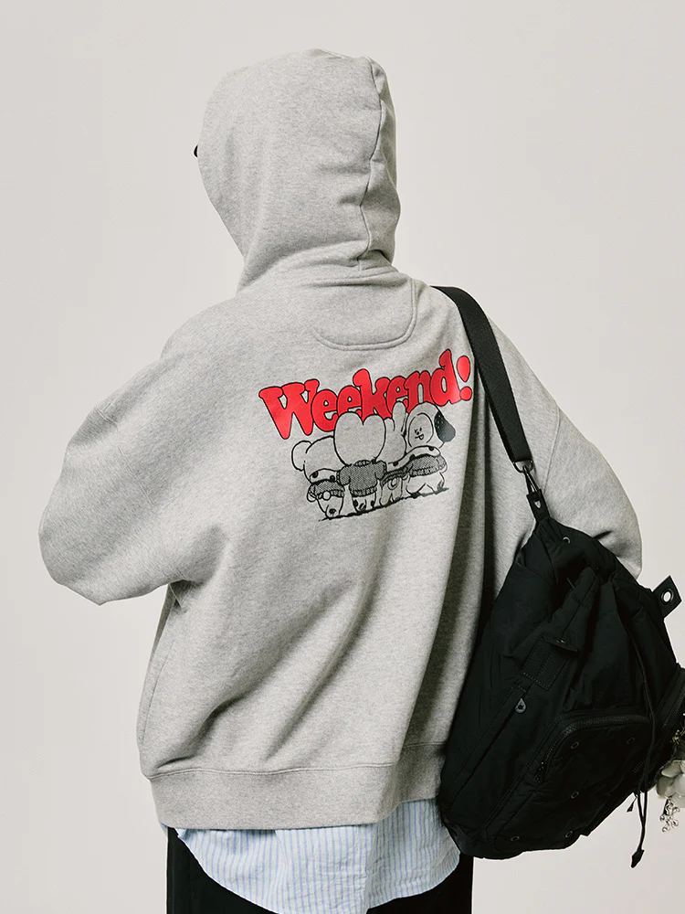 BT21 Basic Unit Zip Up Hoodie - Image 8