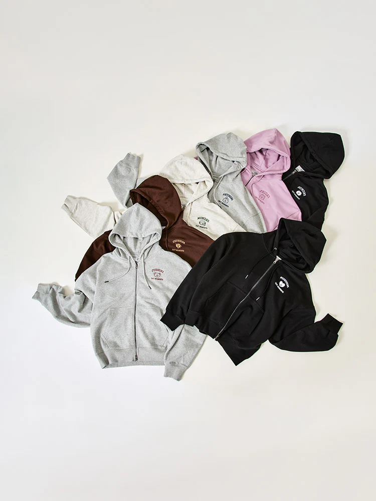 BT21 Basic Zip Up Hoodie