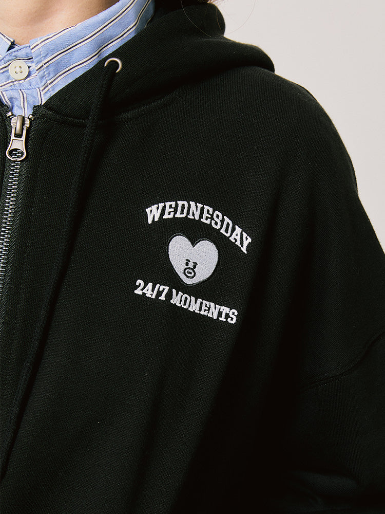 BT21 Basic Zip Up Hoodie - Image 3
