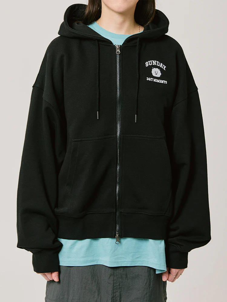 BT21 Basic Zip Up Hoodie - Image 5