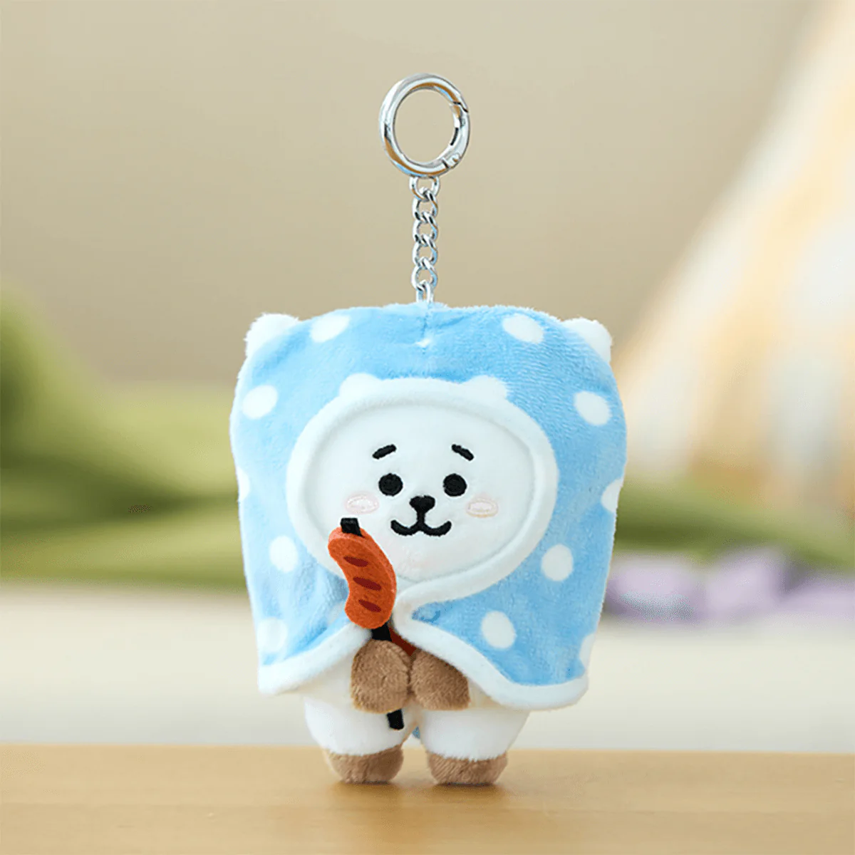 BT21 Campfire Blanket Plush Keyring - Image 6