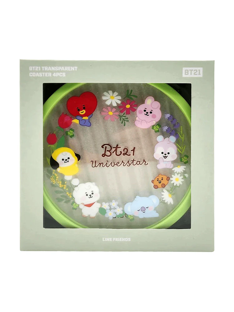 BT21 Coaster Set (4 pcs) - Image 2
