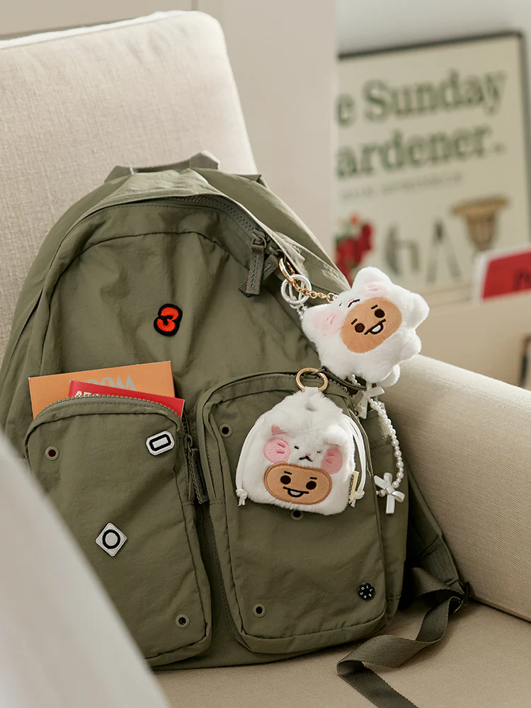 BT21 Fluffy Baby Plush Keyring - Image 2
