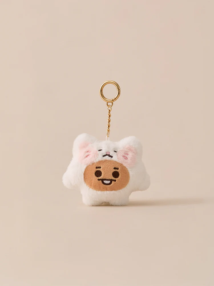 BT21 Fluffy Baby Plush Keyring - Image 3