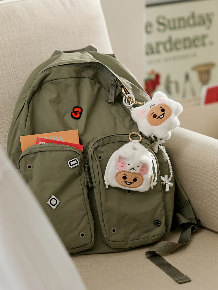 BT21 Fluffy mini Bag Charm Pouch - Image 15