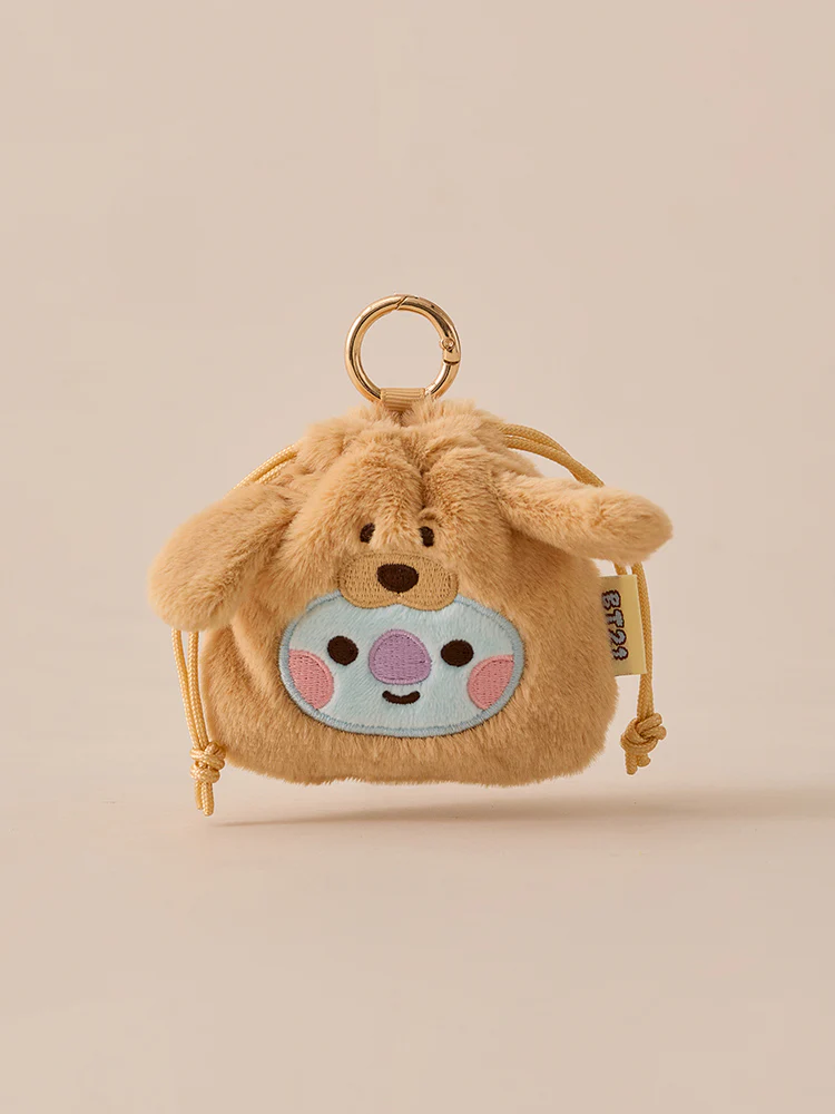 BT21 Fluffy mini Bag Charm Pouch - Image 18