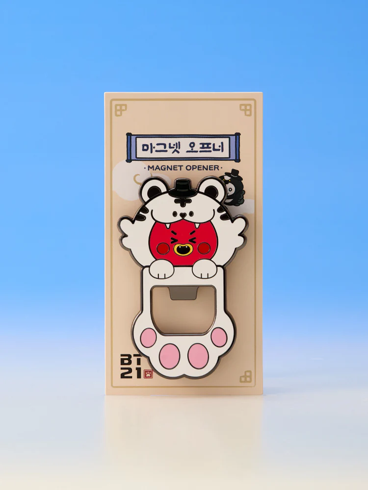 BT21 K-Horang Bottle Opener Magnet - Image 4